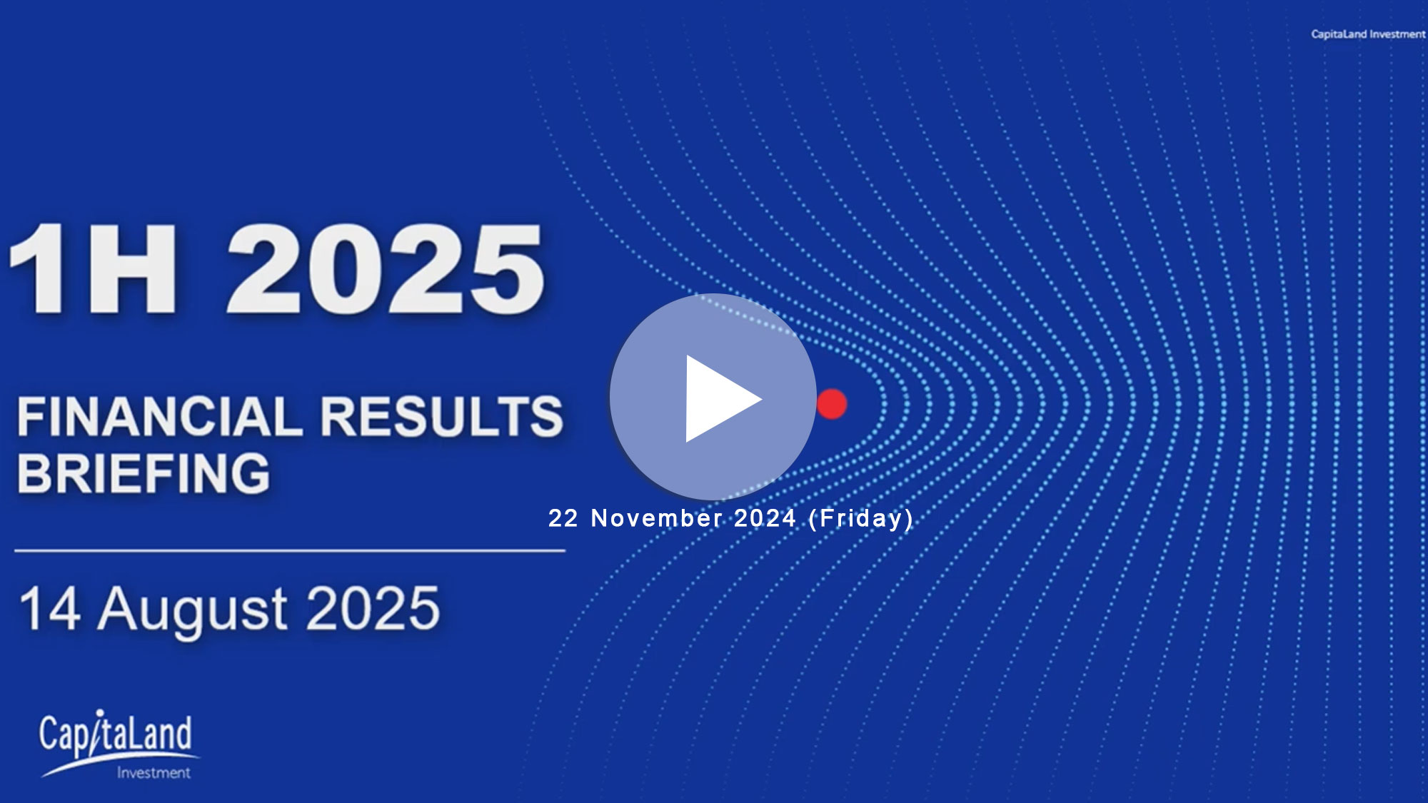 1H 2025 Financial Results Briefing