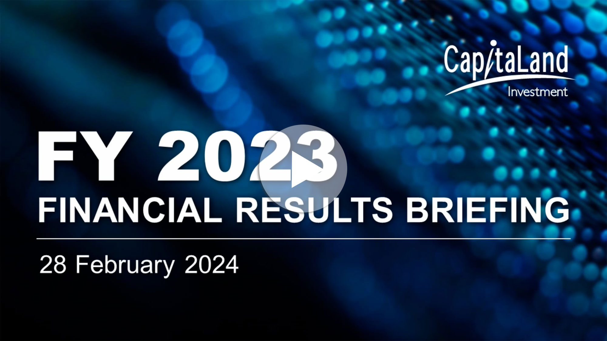 FY 2023 Financial Results Briefing