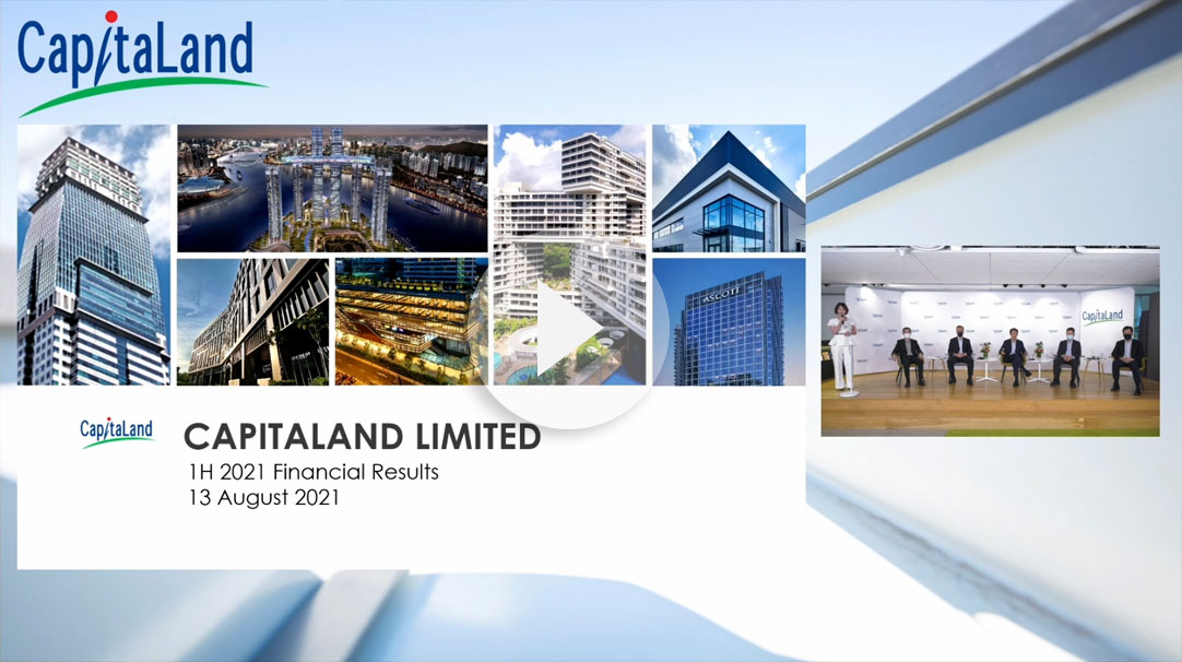 CapitaLand Limited 1H 2021 Financial Results Briefing