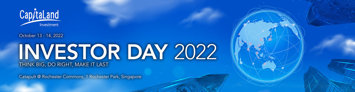 CapitaLand Investment Limited - Investor Day 2022
